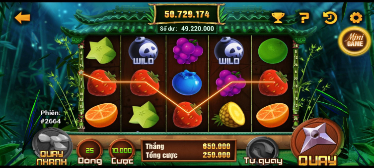 Slot game hũ Hoa Quả đầy màu sắc