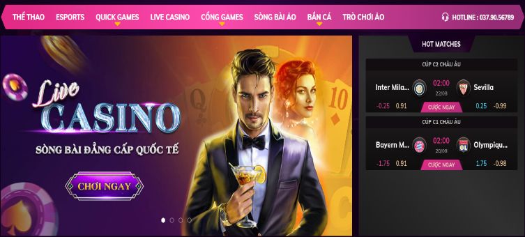 Sòng bài trực tuyến Live Casino