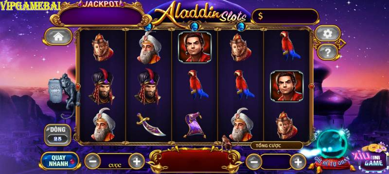 Trải nghiệm ngay tựa game quay slot Aladdin Slots 789 Club đỉnh cao hiện nay